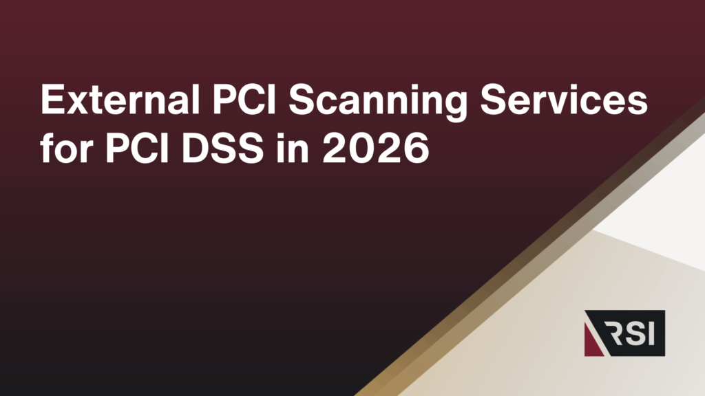 External PCI Scanning Services for PCI DSS in 2026